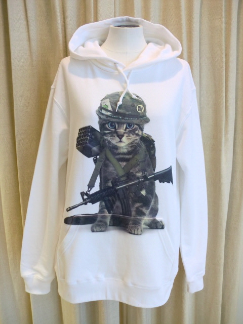 milkboy cat racer hoodie 猫 ネコ キャット パーカー-