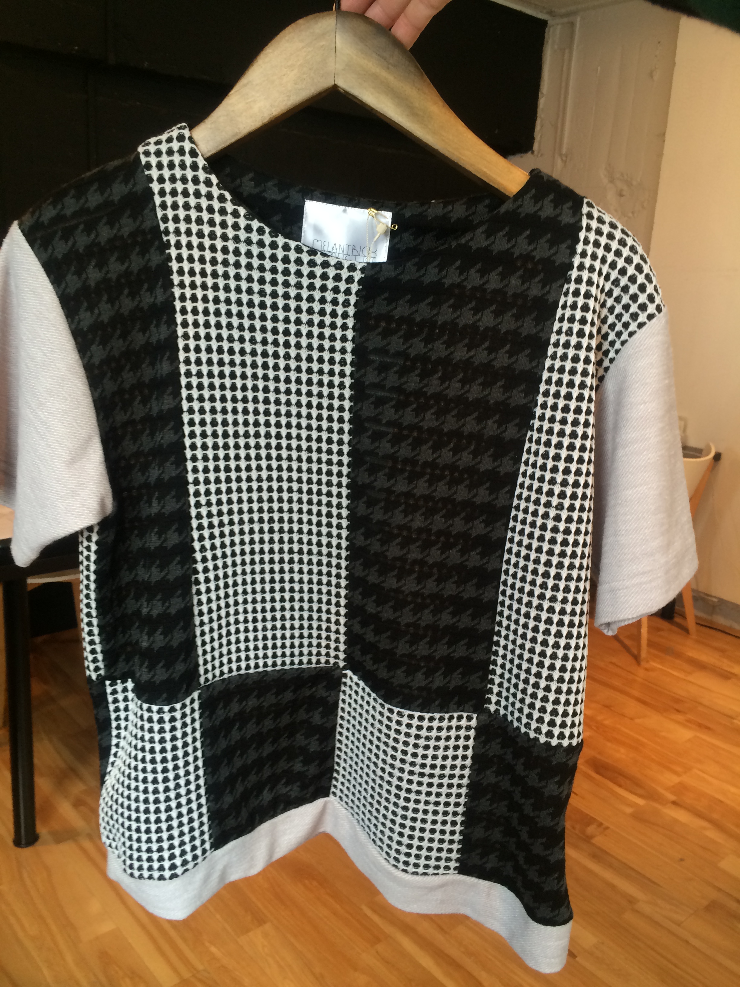 033-509 異素材ミックストップス ブラック 12,000＋税