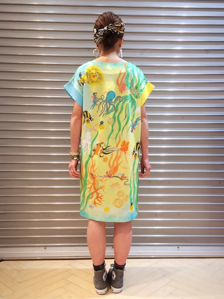 TSUMORI CHISATO♡ SフラワーピラミッドオパールTワンピース